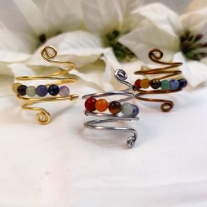 Natural Gemstones Ring | Sun Charged | 7 Chakras | Full Of Energy | Manifest You